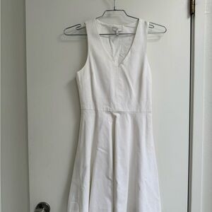 Joie XS White Sleeveless Dress